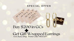 Gift With Purchase of $200 in GCs - Free Earrings with $200 in Gift Card (Expires 12/15/2023) / Add Earrings to Order & Select Color