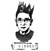 Notorious RBG - Fragile Like A Bomb - Coasters with Cork Backing