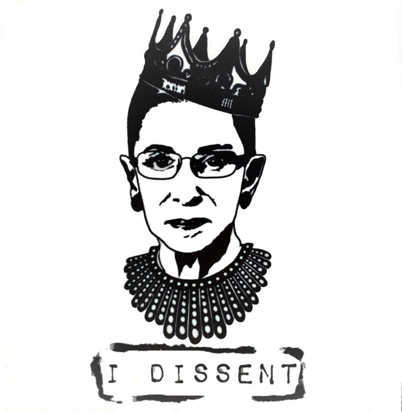 Notorious RBG - Fragile Like A Bomb - Coasters with Cork Backing