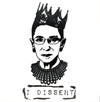 The Queen - Notorious RBG - Coasters with Cork Backing