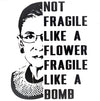 Notorious RBG - Fragile Like A Bomb - Coasters with Cork Backing